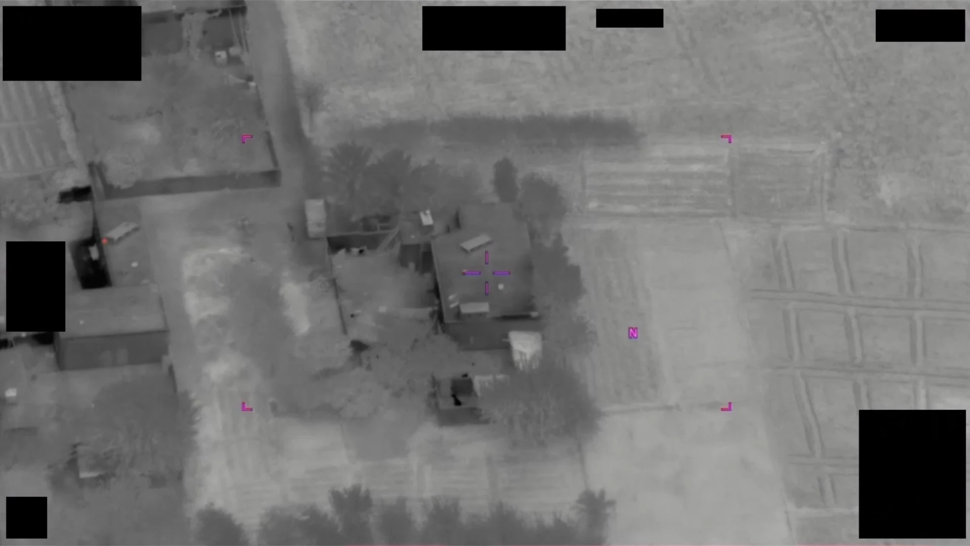 Syria PR031 영상 정지화면 — 기형 흰빛 덩어리 (2024-10)